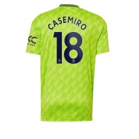 Fotbalové Dres Manchester United Casemiro #18 Alternativní 2022-23 Krátký Rukáv